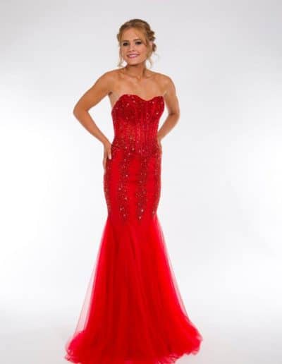 Red Prom or Bridesmaid Dress