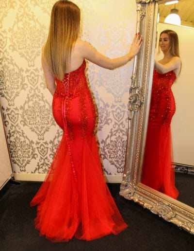 Red Prom or Bridesmaid Dress